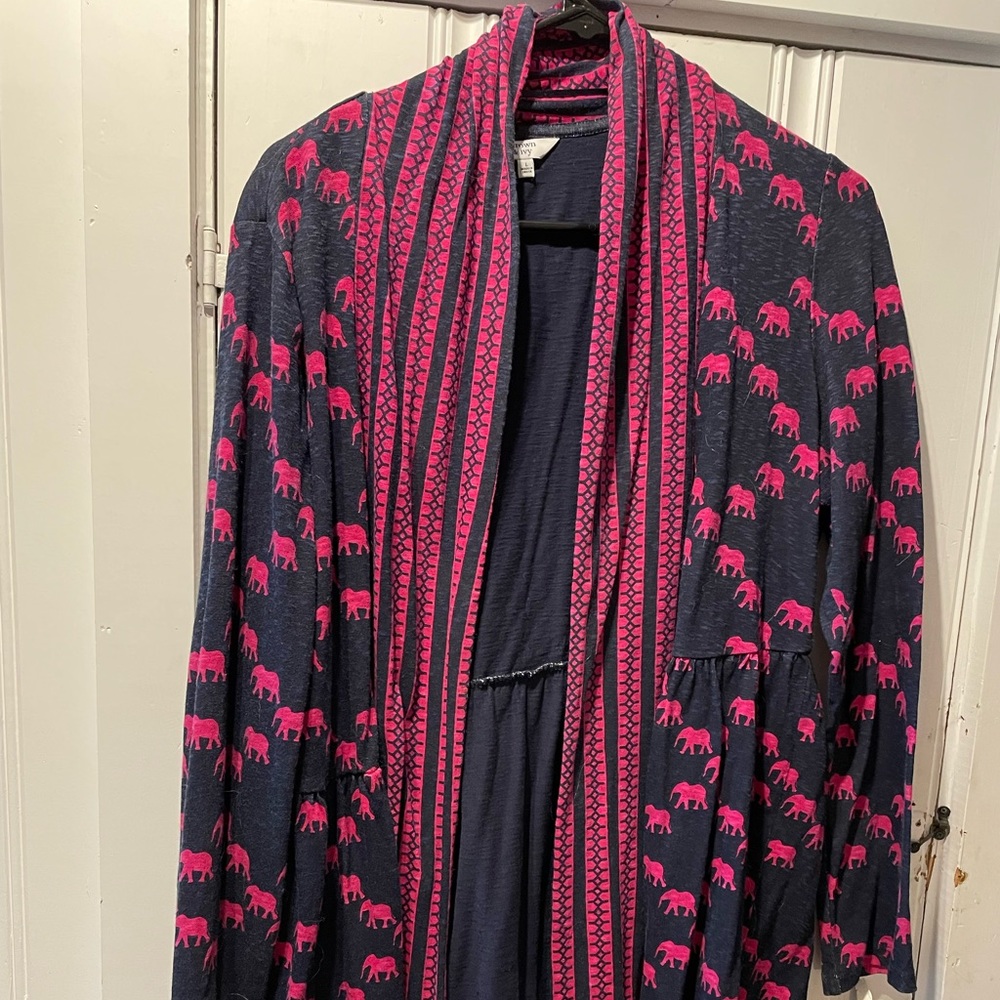 Crown and Ivy elephant cardigan. So cute!